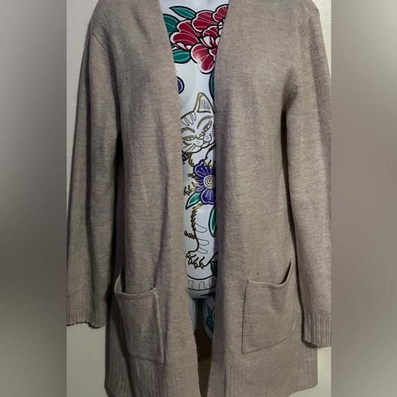 Old Navy Blush Pink Purple Open Front Cardigan - Picture 2 of 5